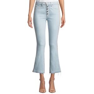 VERONICA BEARD Carolyn Baby Boot Cropped Jeans with Tux Side size 25